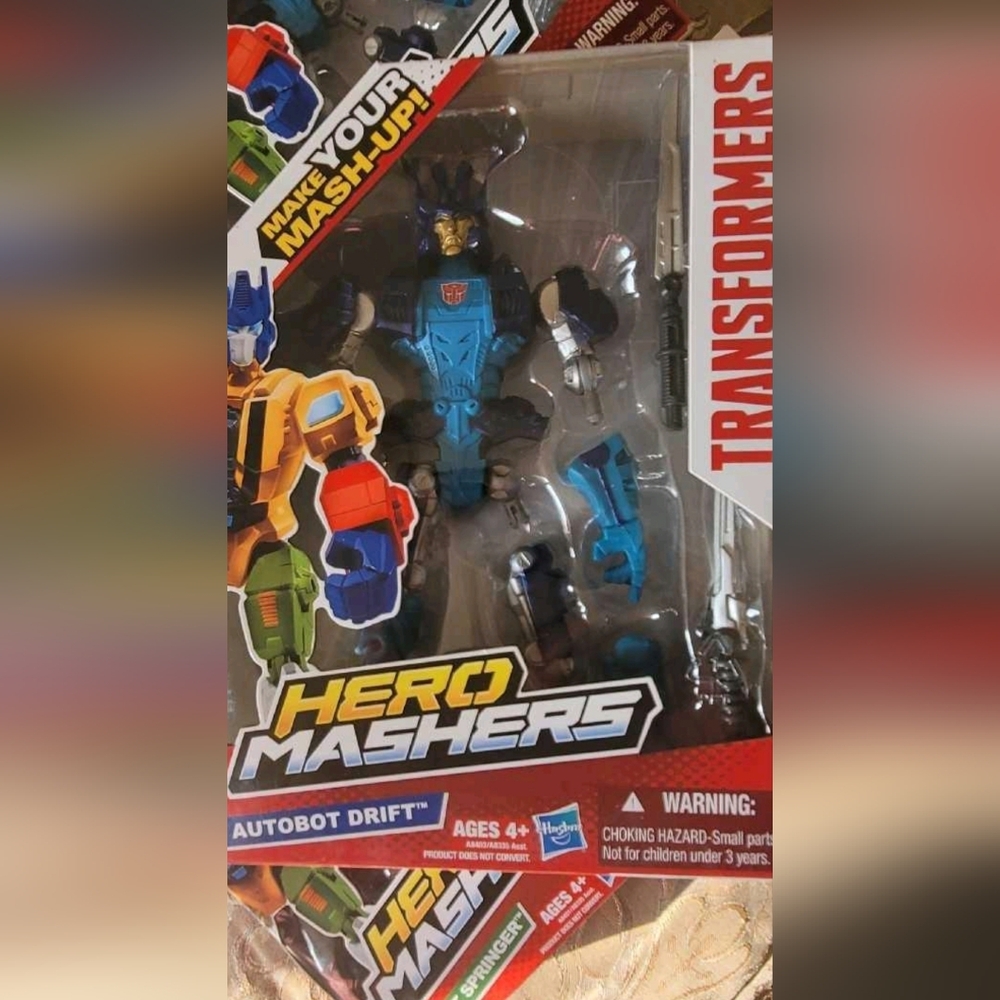 Hero Mashers Autobot Drift Action Figure - Blue and Black NEW UNOPENED BOX